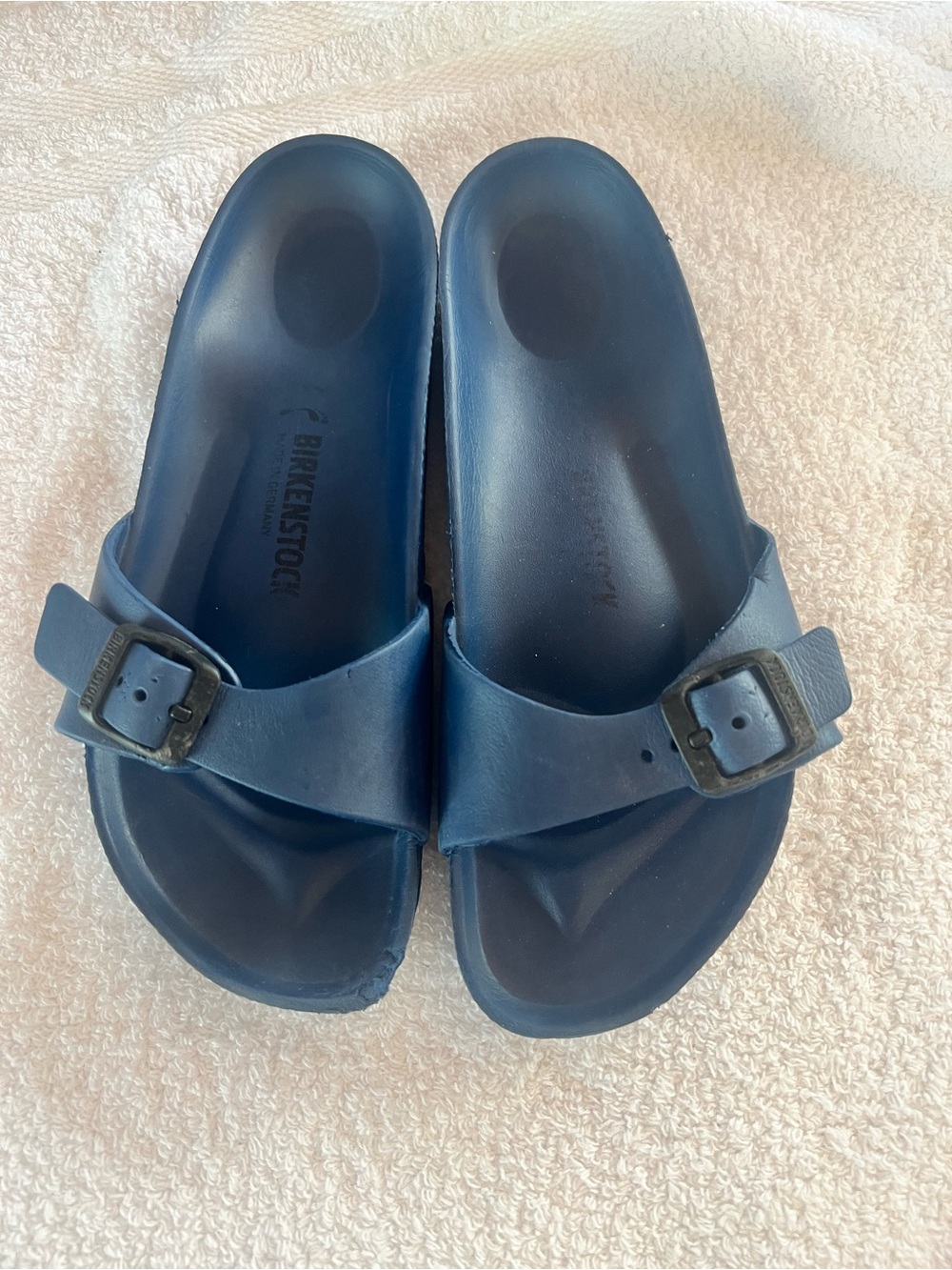 Birkenstock rubber sandals